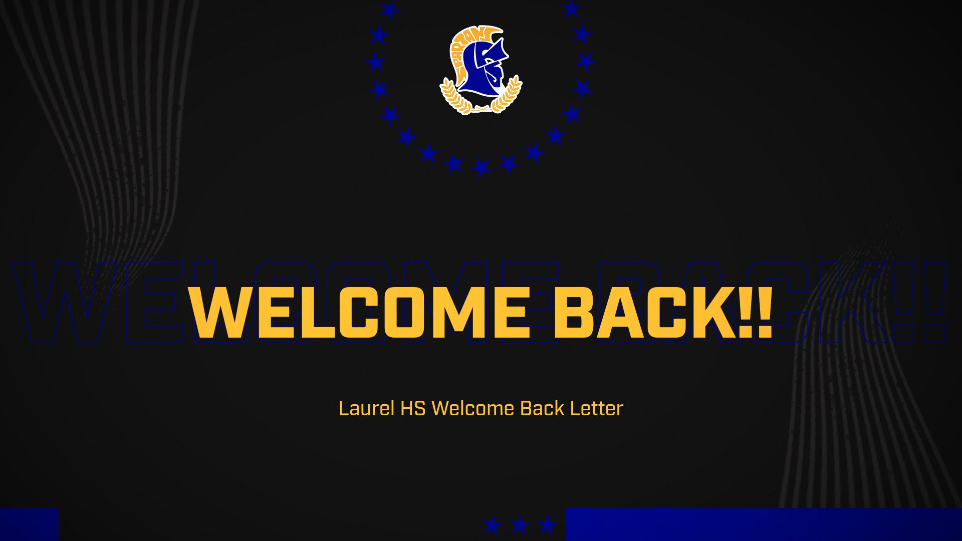 welcome back letter